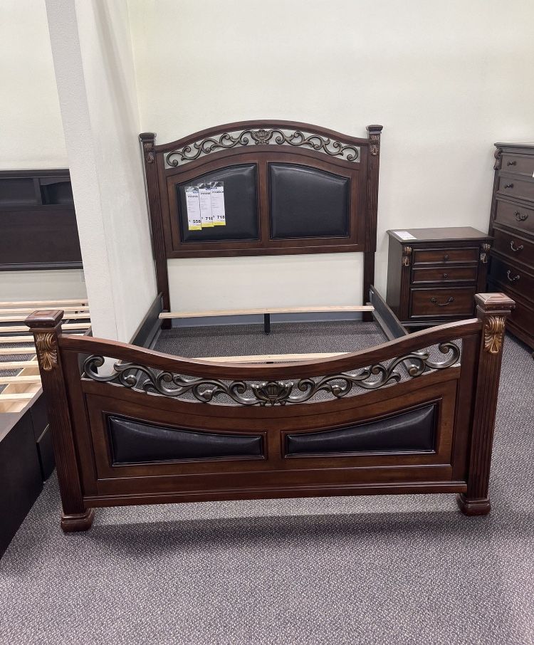 Queen Size Bed Frame With Mattress