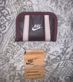 Brand new purple glitter Nike coin wallet