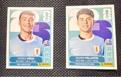 2026 FIFA World Cup Stickers Panini Uruguay URU Federico Vinas Facundo Pellistri