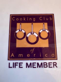 Cooking Club of America Life Member Ceramic Trivet, 6x6 Square, Heat Resistant