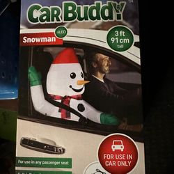 Car Buddy Snowman Car Inflatable Christmas