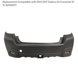 2013-2017 Subaru Crosstrek Primered Rear Bumper