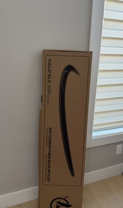Tesla Model Y Carbon Spoiler HaloBlk