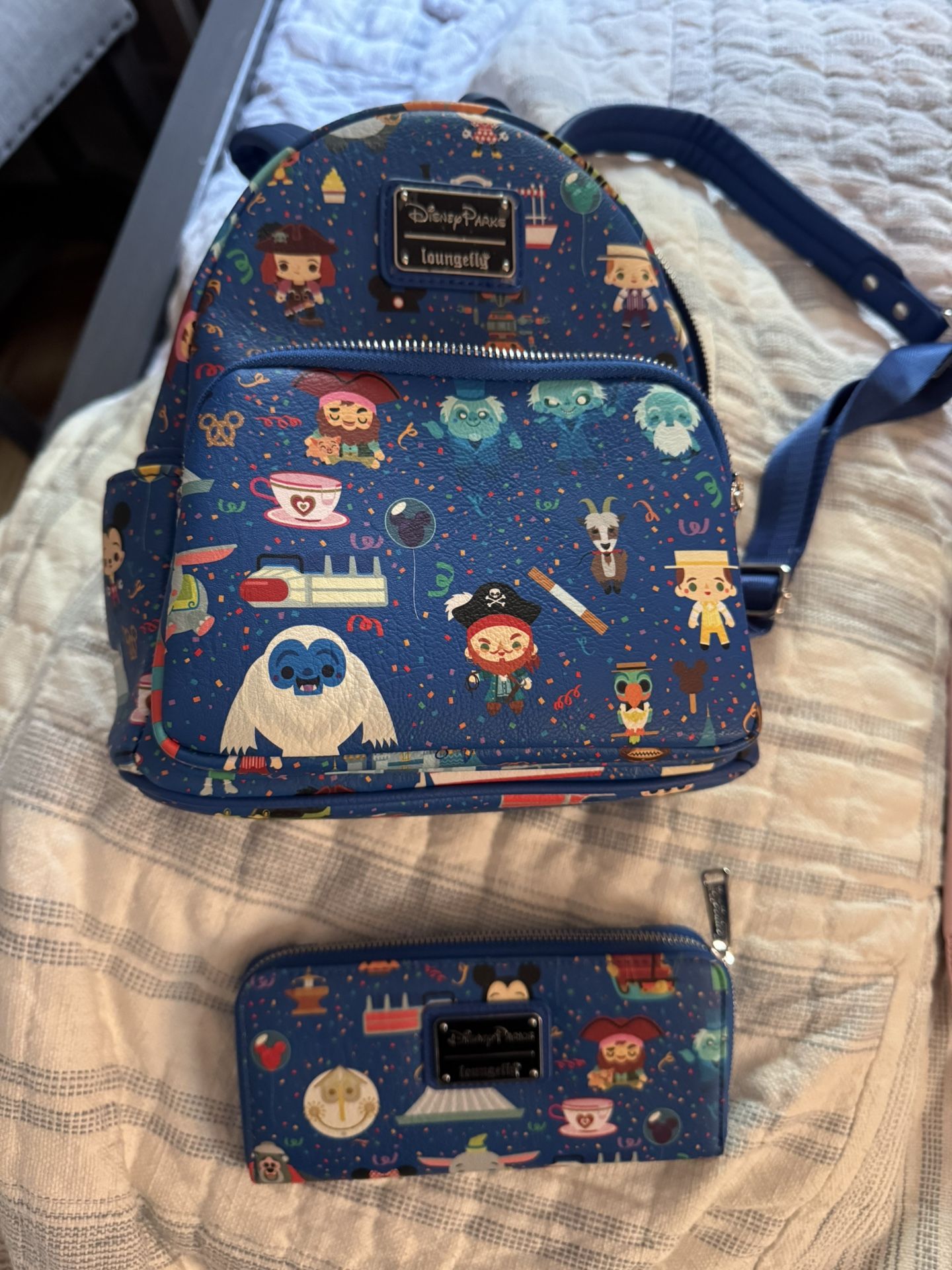 Disney Backpack Purse and Wallet
