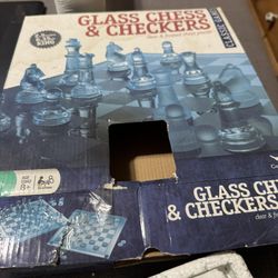Glass Chess &checkers