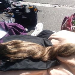 Ombre Brown  28' Inch  Human Hair Extensions