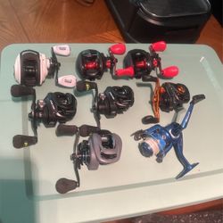 Assorted Bait Casting Reels 