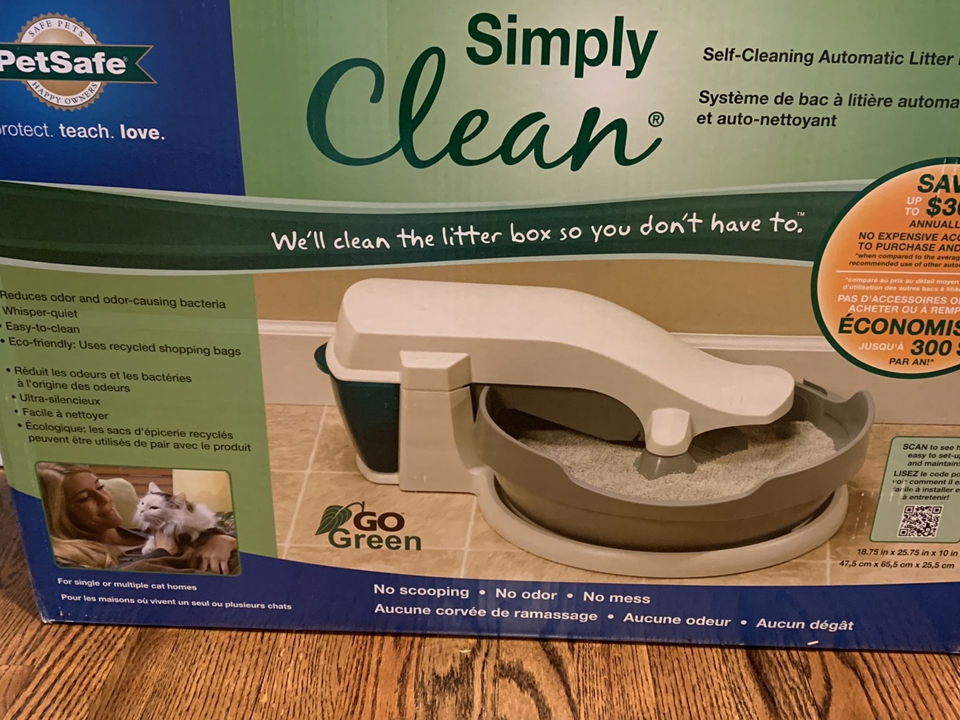 Self Clean Cat Litter Box