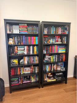 IKEA Black Bookshelves HEMNES Bookcases