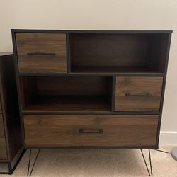 Dresser (wood and metal)
