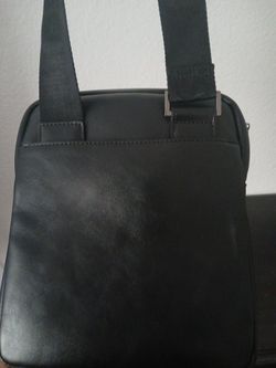 Black Leather Shoulder Bag