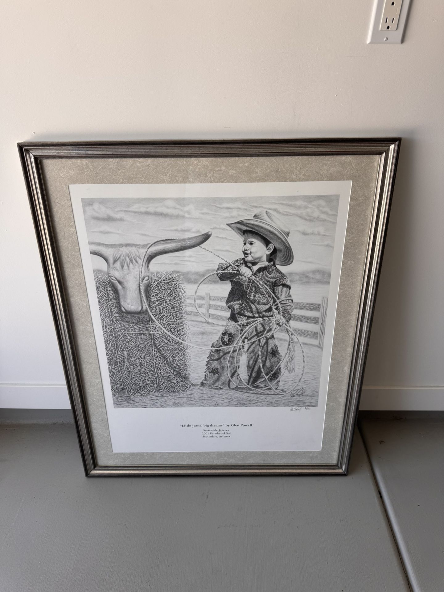 “Little Jeans, Big Dreams” By Glen Powell 80/400 Art