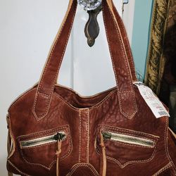 NWT Claudia Firenze Leather Purse Italian 