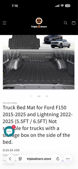 Triple Aliners Ford F-150 bed mat