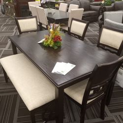 6pc Dining Room Set 