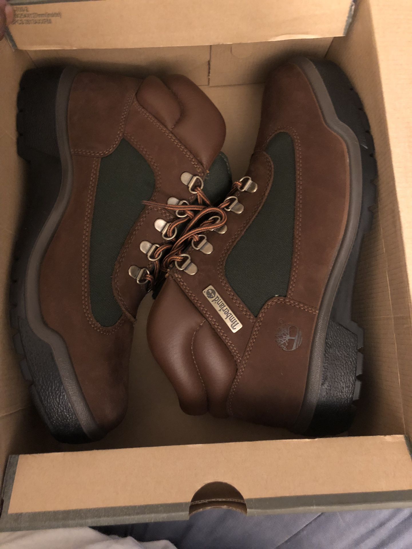 brand new Timberland boots beef and broccoli