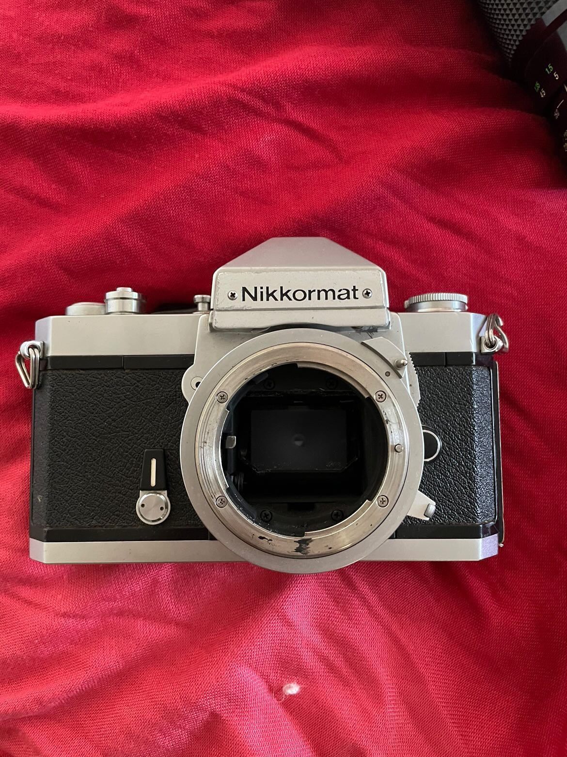 Nikkormat film Camera And Lens