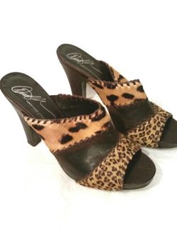 Donald Pliner Leopard Heels Size 9