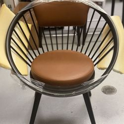 Beautiful Wood Chair/leather