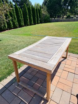 Outdoor dining table
