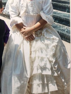 Vintage 1st Communion /Princess- flower Girl dress