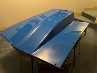 1967 camaro 6” fiberglass hood