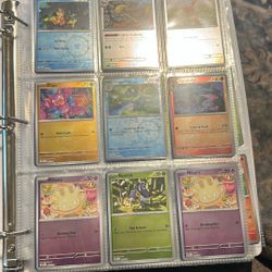 Binder Of Reverse Holo And Regular Holos 