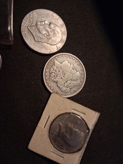 Vintage Coins Half Dollar And Dollar United States 