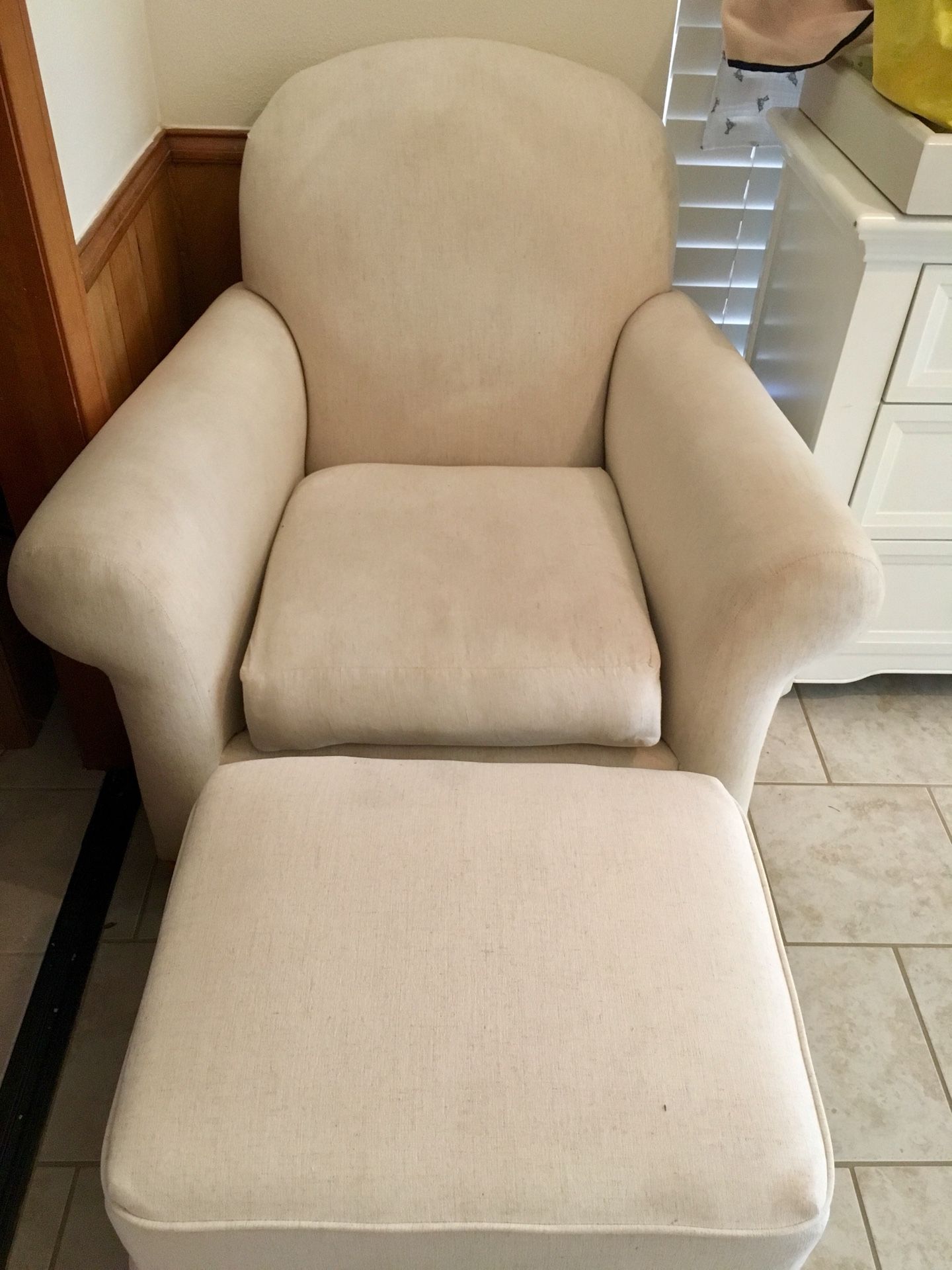 Pottery Barn PB Kids Charleston Dream Rocker with Ottoman