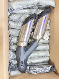Stock Slip-on exhaust for 2023 Ducati Monster 937+