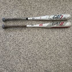 Mariucci Cat 7 and 8 Baseball Bats