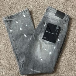 Purples Jeans Flared Size 32