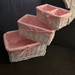 Nursery Baskets Set Of 3