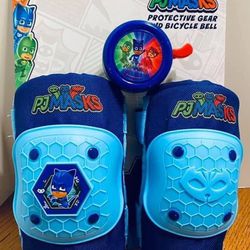 Kids PJ Masks Protective Gear & Bicycle Bell Sets
