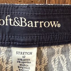 NWT Women’s Size 12 Cotton blend Skort, Croft & Barrow, Nautical Rope print $20