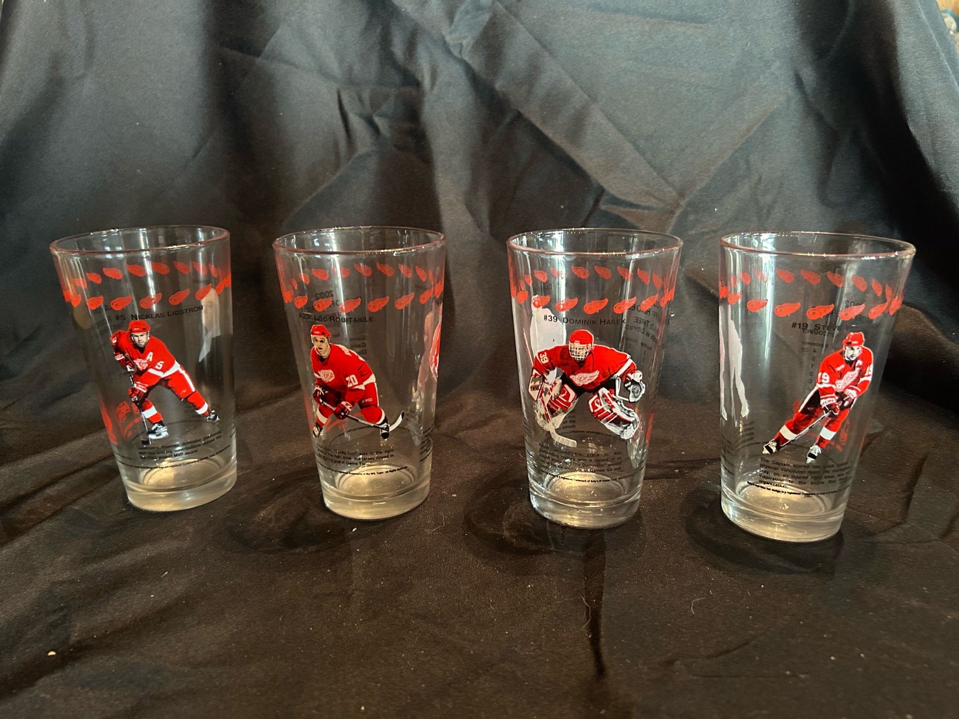 Detroit Red Wings Stanley Cup Champion Tumbler Fan Set