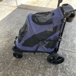 Pedicure Excursion, No Zip, Dog And Cat Stroller Midnight Blue