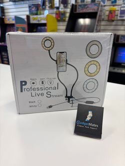 Adjustable LED Ring Light & Phone Stand – Great for Streaming, Makeup, and Content Creation