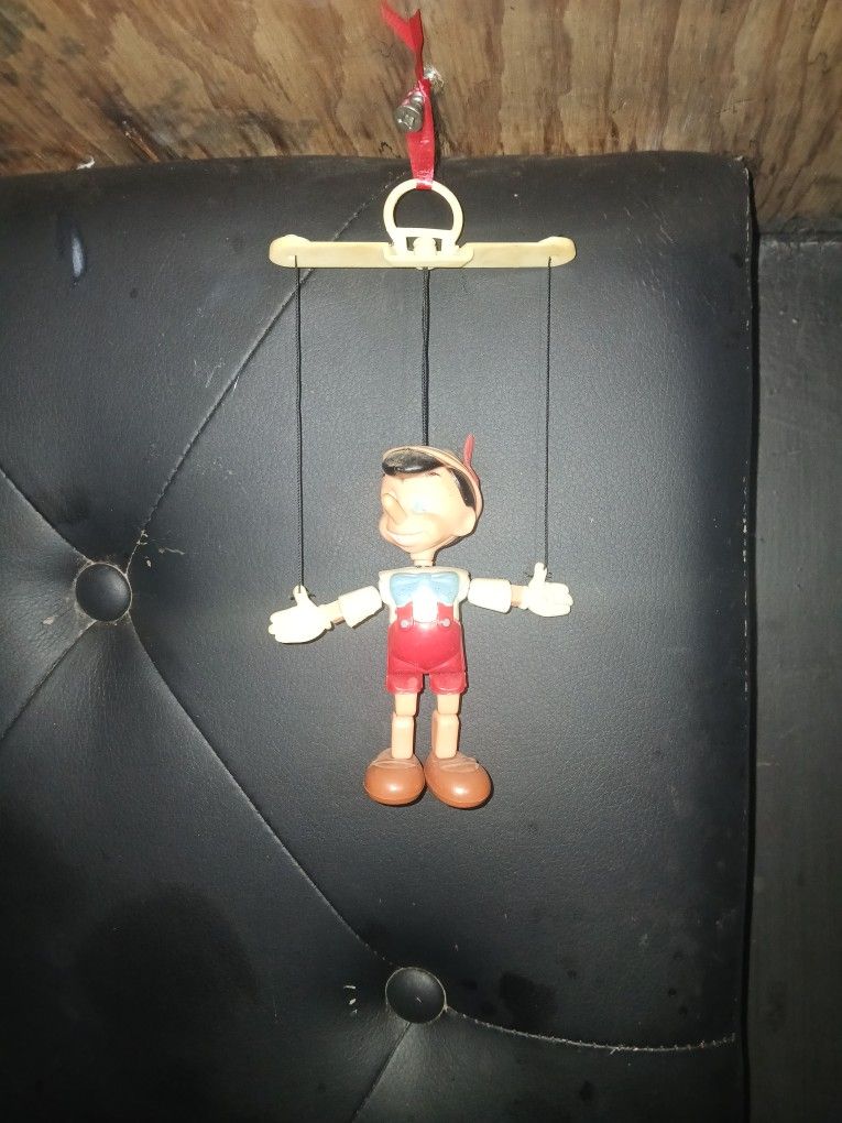 1950’s Pinochhio Marionette Toy Puppet Vintage Excellent Condition No Flaws!
