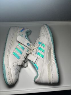 White Adidas Forum Iridescent
