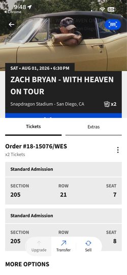 Zack Bryan Sat, Aug 1st at Snapdragon