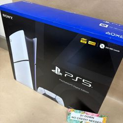 Playstation 5 PS5 New Gaming Console - Pay $1 today and pay the rest later -