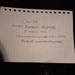 Chris's Small Engine Repair And Maintenance 