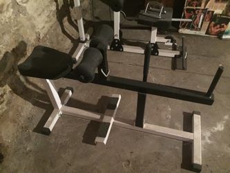 Body Solid Calf Raise Machine And A Sit-up Machine 