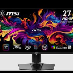 MSI MAG 271QPX 27" Oled 360hz Gaming Monitor 