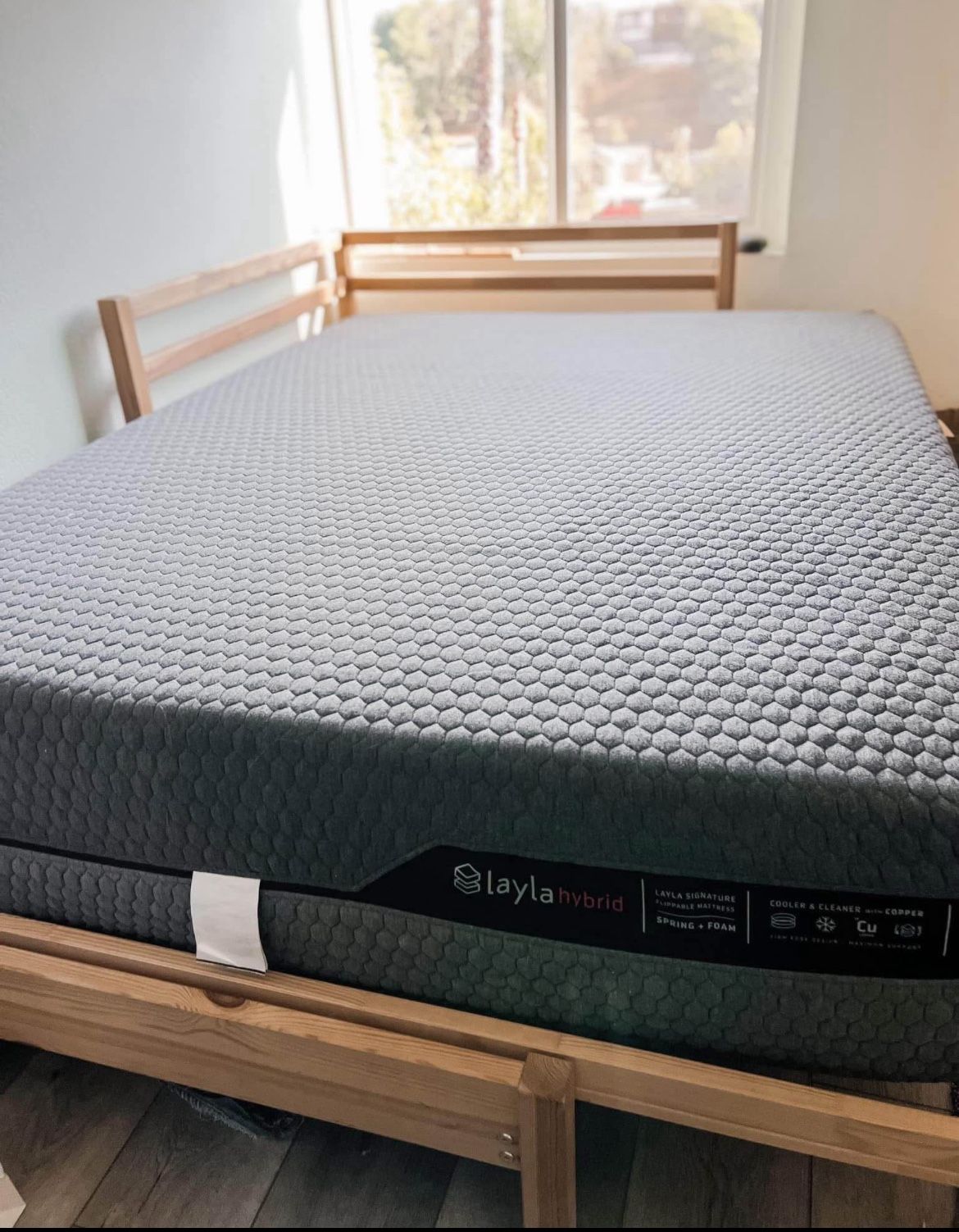 Layla Sleep Hybrid King Mattress (One Side Firm One Side Soft)