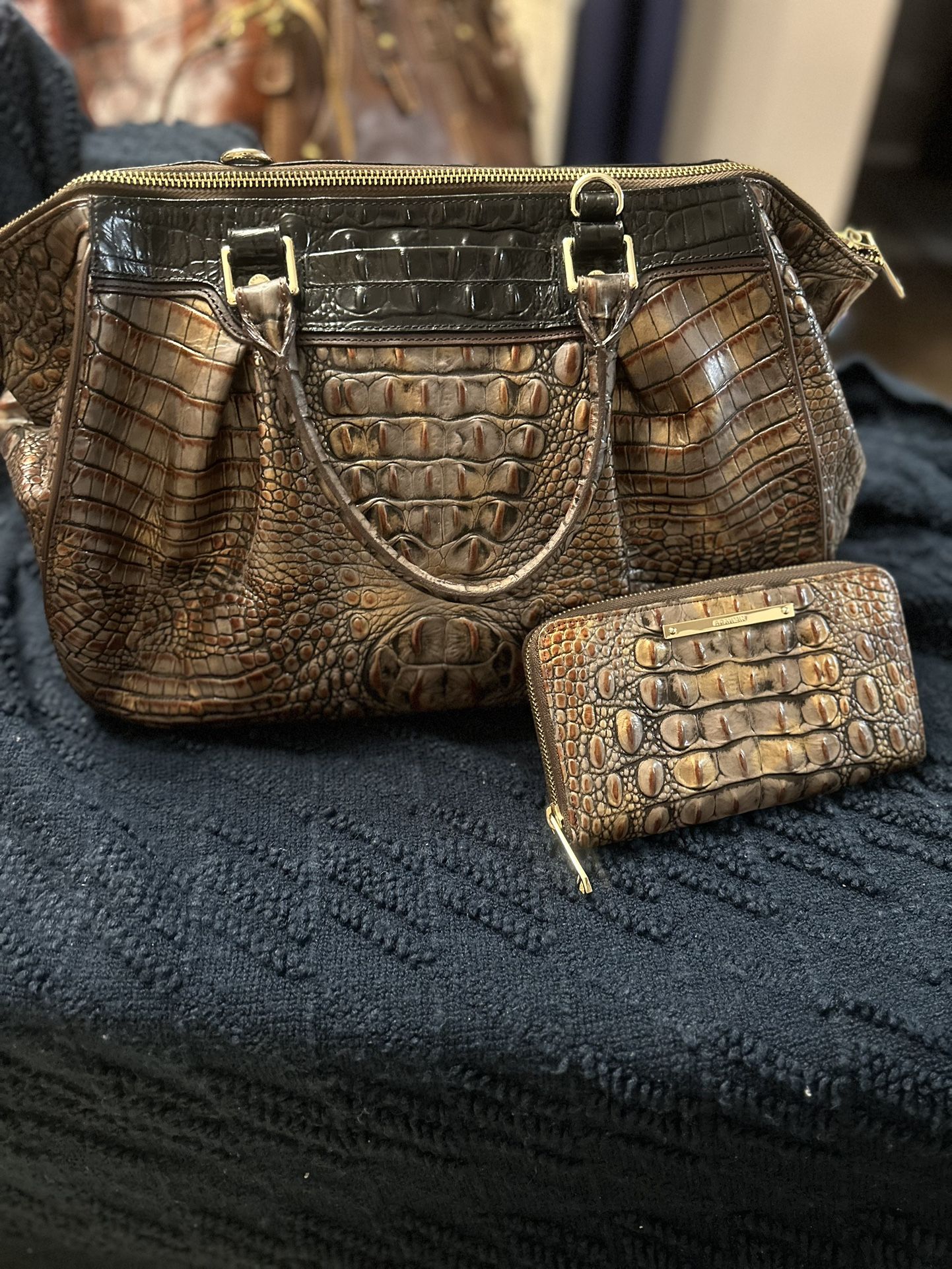 Authentic Brahmin Dillard Exclusive w/wallet