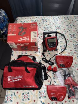 Milwaukee M12 Hackzall and M12 portable inflator