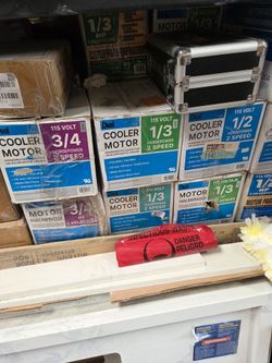 Dial Evaporative Cooler Motors - 115V 2-Speed