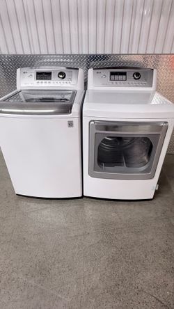 LG WASHER AND ELECTRIC DRYER SET